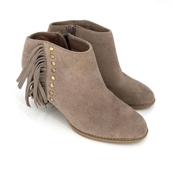 Vionic Faros Bootie Fringe Zip Side Tan 5 - Picture 2 of 9